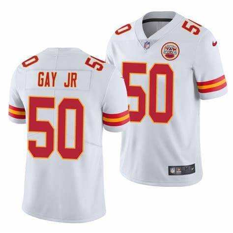 Men & Women & Youth Kansas City Chiefs #50 Willie Gay Jr. White Vapor Untouchable Limited Stitched Football Jersey,We sell and wholesale Men & Women & Youth Kansas City Chiefs #50 Willie Gay Jr. White Vapor Untouchable Limited Stitched Football Jersey on line form chian!